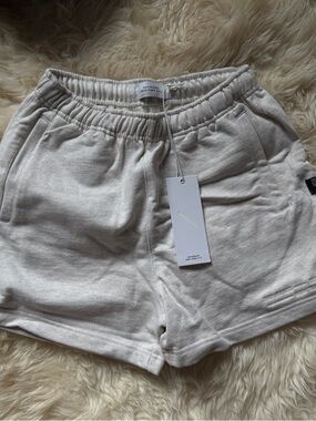 Saturdays New York City Women's Cream Casual Drawstring Shorts